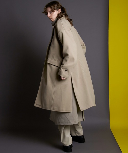 「ENDER PRODUCTS」 チェスターコート M キャメル メンズ_画像9