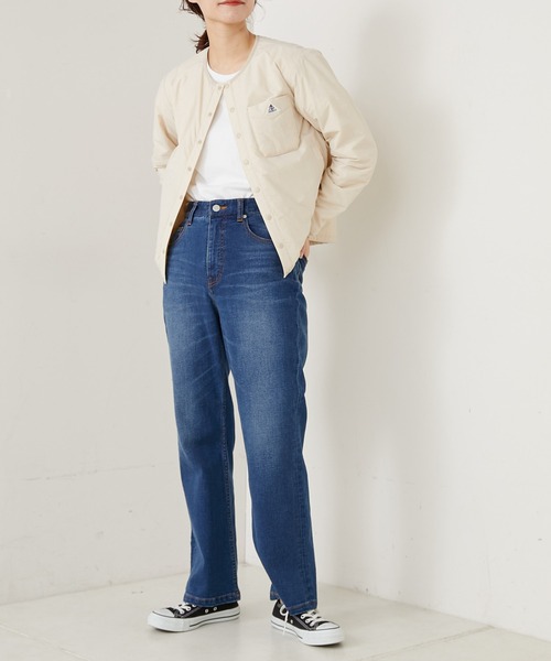 「GEVACO」 ジャケット SMALL カーキ レディース_画像6