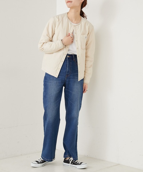 「GEVACO」 ジャケット SMALL カーキ レディース_画像7