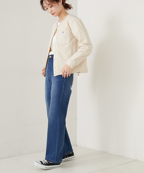 「GEVACO」 ジャケット SMALL カーキ レディース_画像8