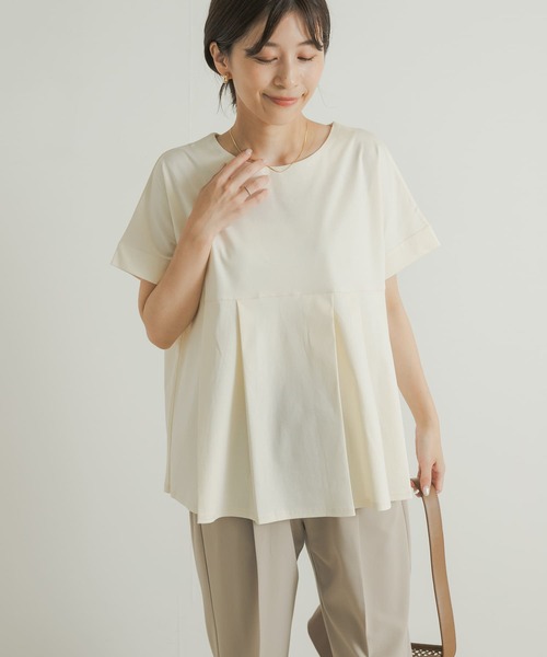 「URBAN RESEARCH DOORS」 半袖カットソー MEDIUM グリーン レディース