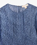 ドレス ロングスリーブ スモック マキシドレスの詳細画像2