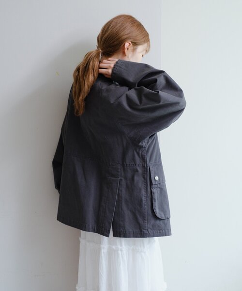 ＊オンライン完売＊ カスタネ モチーフ付きハンティングジャケット WEB先行/2025AW】モチーフ付きハンティングジャケット | Kastane