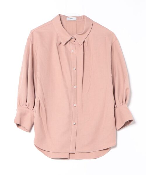 TONAL（トーナル） ブラウス シャツ マルチセットパール釦シャツ 