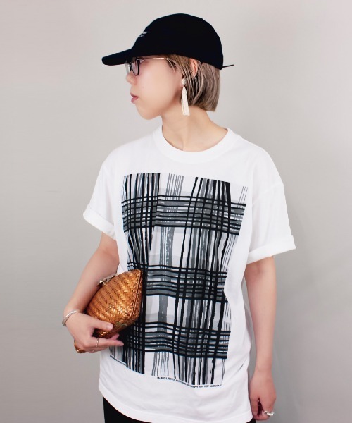 tシャツ 「予約限定」ARTPIECE チェック柄Tシャツ - 期間限定販売！ レディース