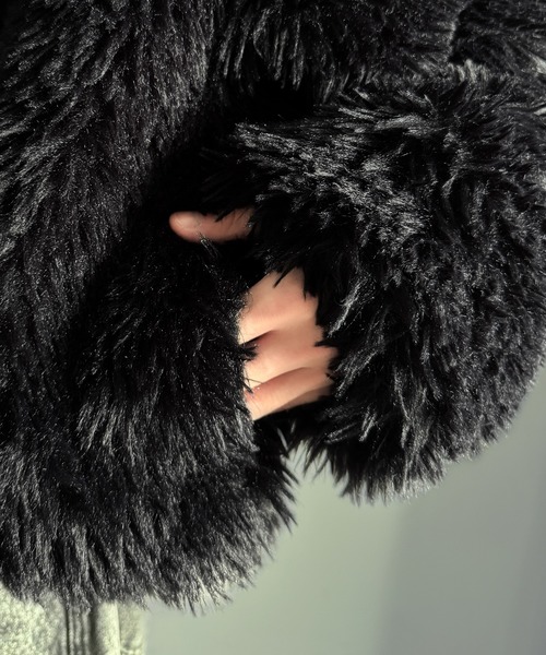 Classical Origin ブルゾン アウター シャギーファーショート裏配色