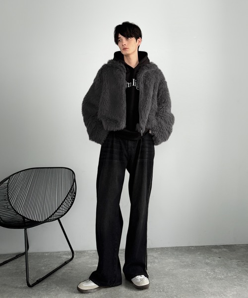 ジャケット・アウター BRENT Mohair Shaggy Short Jacket ジャケット・アウター BRENT Mohair Shaggy Short Jacket 楽天市場