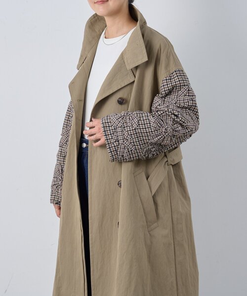 BEARDSLEY（ビアズリー） コート アウター 「15 quinze」袖立体刺繍