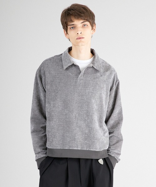 Regen Glanz tシャツ skipper velor long sleeve T-shirt