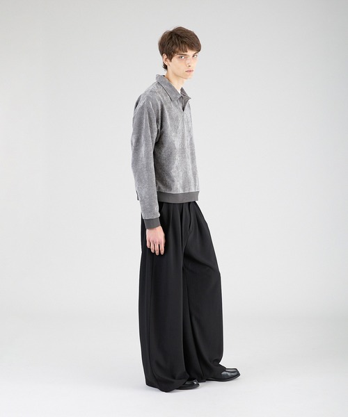 Regen Glanz tシャツ skipper velor long sleeve T-shirt/スキッパー
