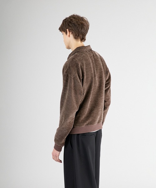 Regen Glanz tシャツ skipper velor long sleeve T-shirt/スキッパー