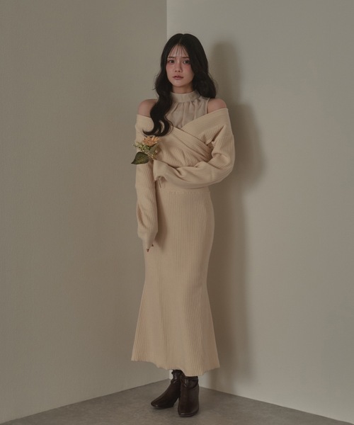 M DOLLY ワンピース knit grazia long dress / ニットグラツィアロング
