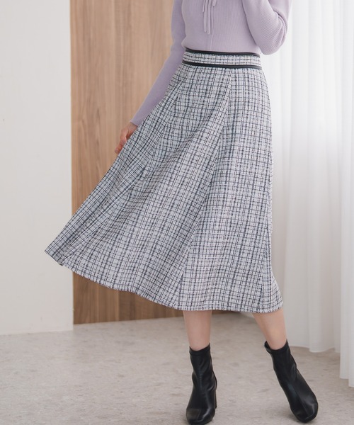 MISCH MASCH（ミッシュマッシュ） スカート 2025秋冬新作 ツイードA