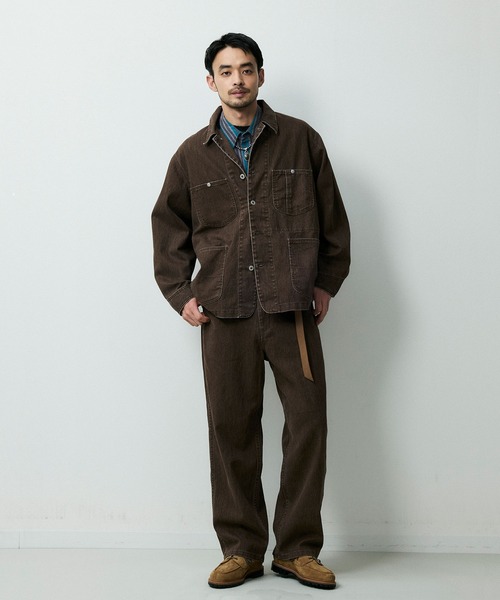 Johnbull カバーオール ウォッシュドツイルカバーオール メンズ