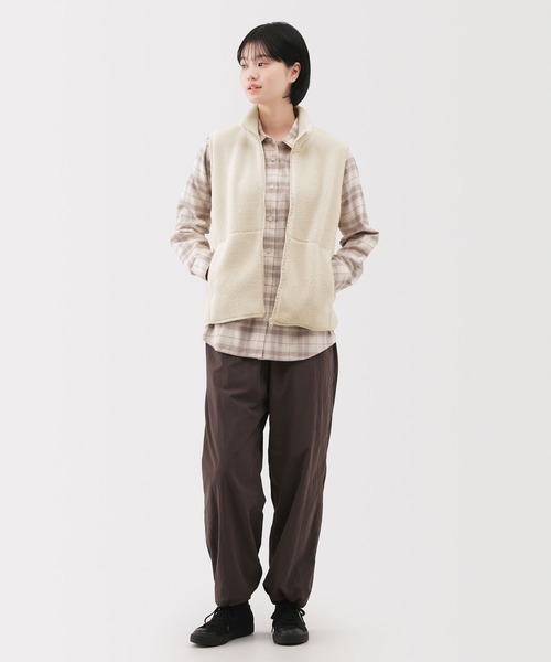 無印良品（MUJI） ベスト ジレ 婦人 ボアフリースベスト レディース
