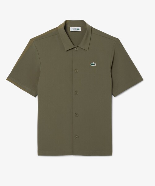【オリーブ】ラコステゴルフウルトラドライボタンシャツ ラコステ LACOSTE ラコステゴルフウルトラドライボタンシャツ