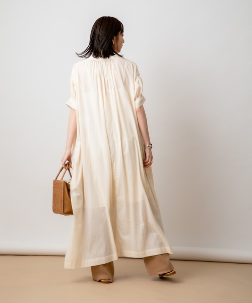 「Audrey and John Wad」 半袖ワンピース FREE ブラック レディース_画像7