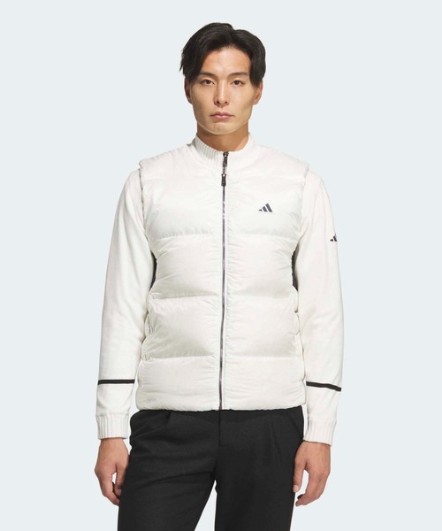 adidas（アディダス） ダウンベスト ベスト PERTEX QUANTUM フルジップ