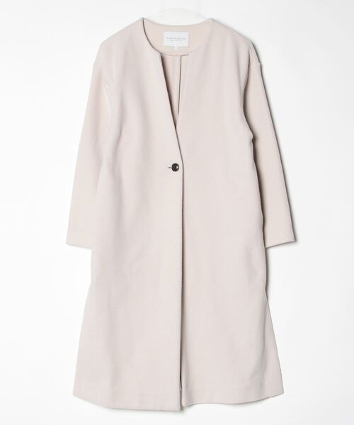 UNITED ARROWS（ユナイテッドアローズ） ノーカラーコート S ベージュ