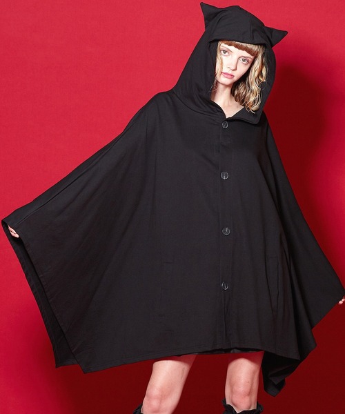 ankoROCK ポンチョ ONE SIZE ブラック メンズ : ZOZOTOWN Yahoo!店