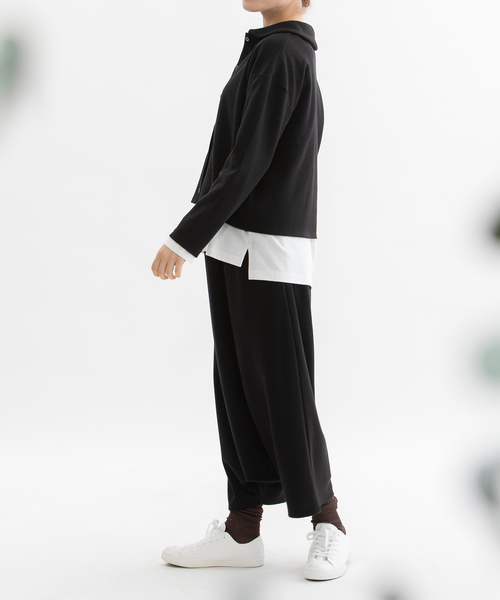 nop de nod（ノップドゥノッド） パンツ アクリルウールポンチサルエル