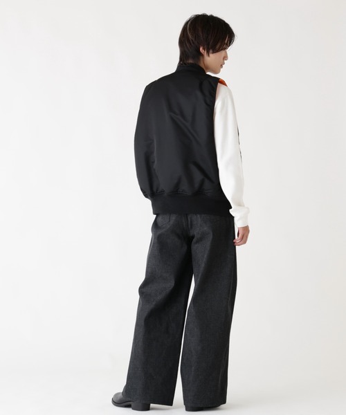 希少　90s Alpha MA-1 Vest USA製 ブラック Lサイズ MA-1 VEST ｜アルファ インダストリーズ