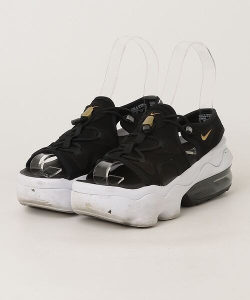美品⭐︎NIKE サンダル　24cm NIKE（ナイキ） サンダル 24.0cm ブラック×ホワイト メンズ : ZOZOTOWN