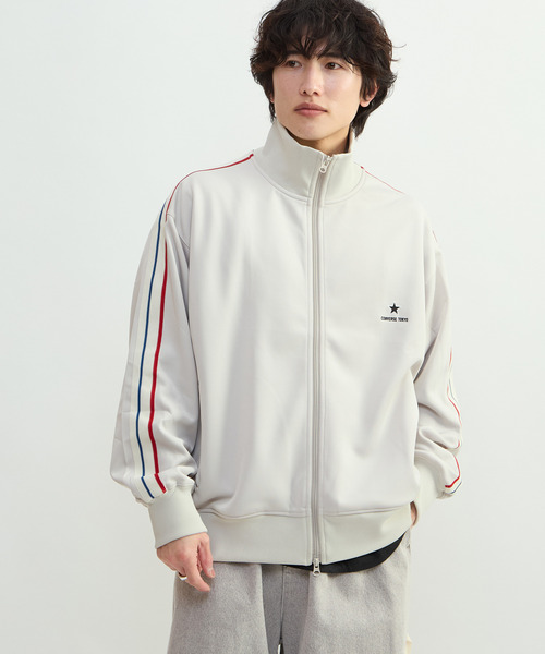 CONVERSE TOKYO ジャージ SIDE LINE LOOSE TRACK JACKET(UNISEX