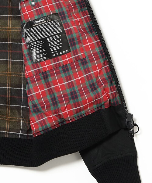 ブルゾン アウター Barbour × BARACUTA / PORTON オイルドコットン ブルゾン メンズの画像