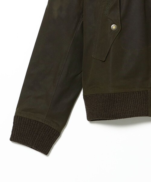 ブルゾン アウター Barbour × BARACUTA / PORTON オイルドコットン ブルゾン メンズの画像