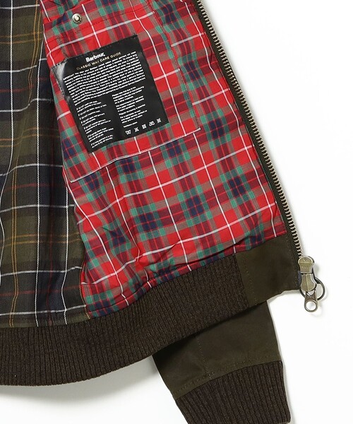 ブルゾン アウター Barbour × BARACUTA / PORTON オイルドコットン ブルゾン メンズの画像