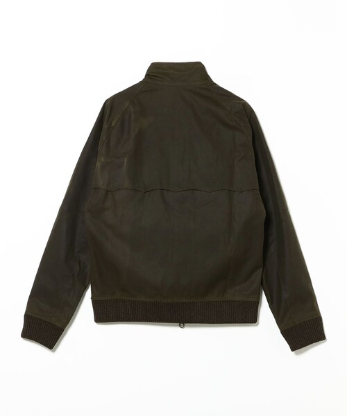 ブルゾン アウター Barbour × BARACUTA / PORTON オイルドコットン ブルゾン メンズの画像