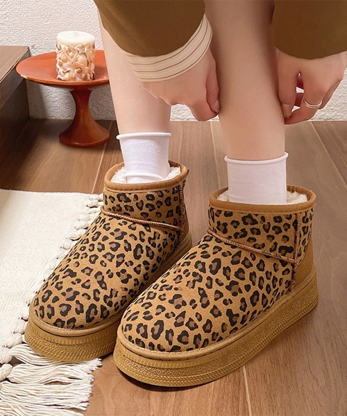 miniministore（ミニミニストア） ブーツ 厚底ムートンブーツ