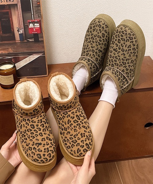 miniministore（ミニミニストア） ブーツ 厚底ムートンブーツ