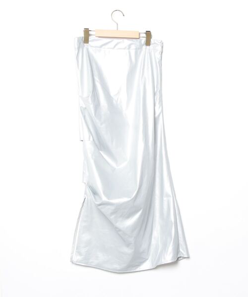 「me+em select」 タイトスカート M シルバー レディース_画像2