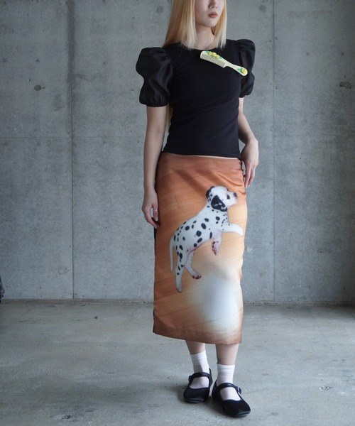 「G.V.G.V.」 半袖Tシャツ ONE SIZE ホワイト レディース_画像7