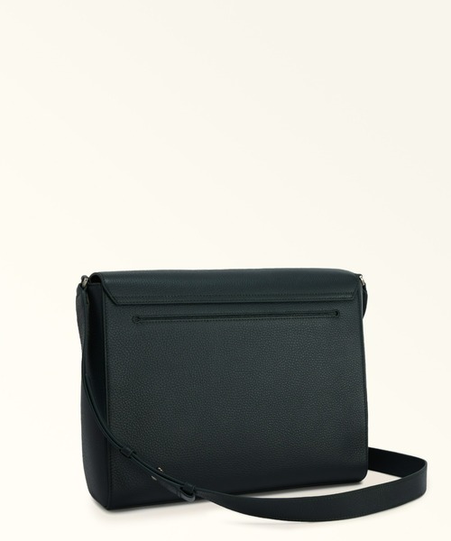 FURLA ブラック メッセンジャーバッグ FURLA（フルラ） ショルダーバッグ クロノ メッセンジャーバッグ