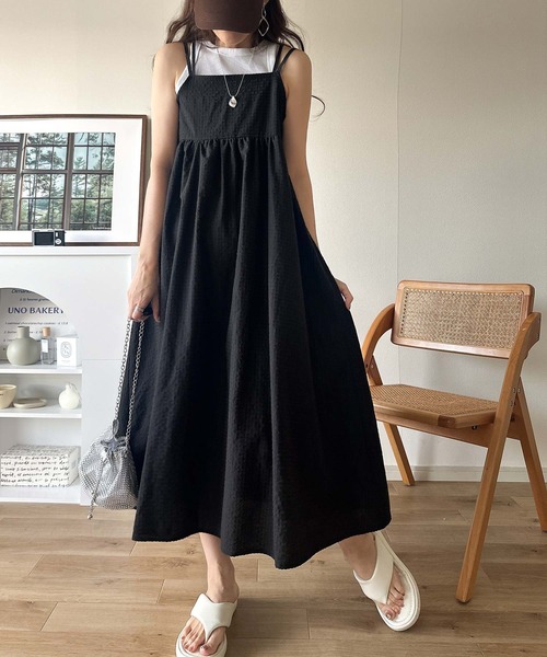 [classicalelf] топ One-piece LARGE угольно-серый × черный женский 