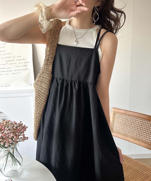 [classicalelf] топ One-piece LARGE угольно-серый × черный женский 