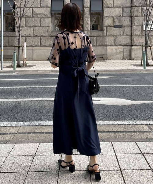 KOBE LETTUCE（神戸レタス） キャミソールワンピース FREE ブラック