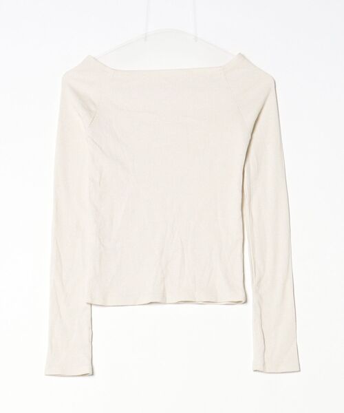「Reurie'」 長袖カットソー FREE アイボリー レディース_画像2