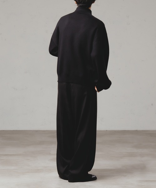 「epnok」 タートルネックニット MEDIUM レッド メンズ_画像8