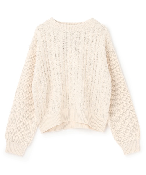 ニット セーター 「GOODPRICE」ケーブルニットプルオーバー キッズ 子供服 女の子 | LOVETOXIC | 11