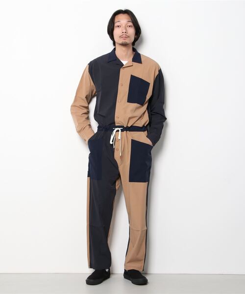 「gym master」 オールインワン MEDIUM ベージュ系その他 メンズ_画像6