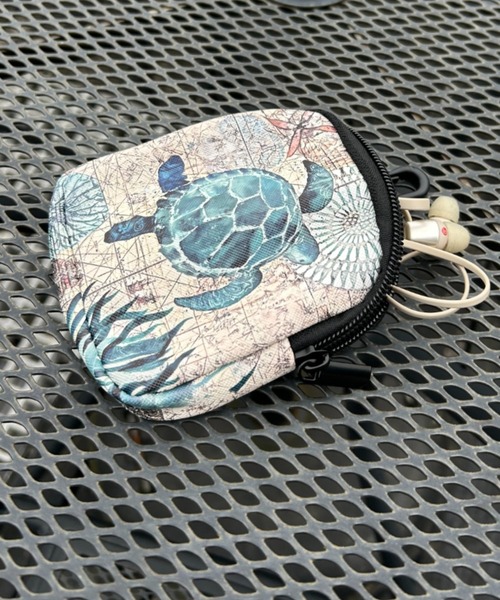 デニムリメイク☆ボックスマルチミニポーチ☆イヤホンケース☆コーギー☆No.11 Ringke MINI POUCH TWO POCKET イヤホンケース ミニポーチ