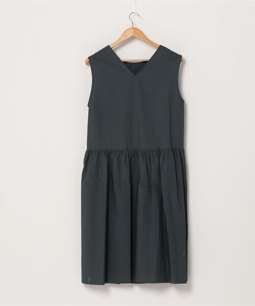 「haupia」 ノースリーブワンピース MEDIUM カーキ レディース_画像7