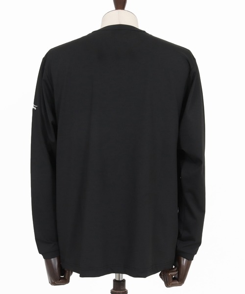 tシャツ mlt5509- アートラインウシ-プリント長袖Tシャツ(260-1321-02