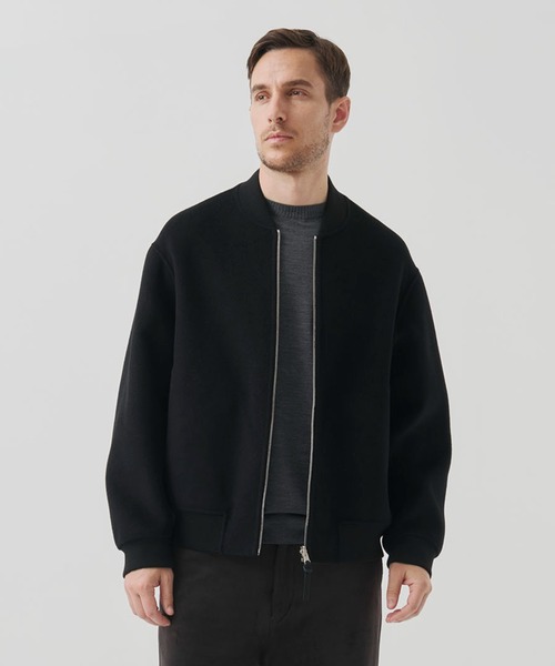 ma1 ma-1 「CASHMERE CASHMERE」CASHMERE/SILK/WOOL MA-1 メンズの画像