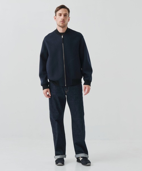 ma1 ma-1 「CASHMERE CASHMERE」CASHMERE/SILK/WOOL MA-1 メンズの画像