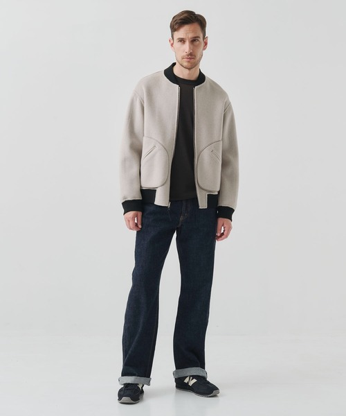 ma1 ma-1 「CASHMERE CASHMERE」CASHMERE/SILK/WOOL MA-1 メンズの画像